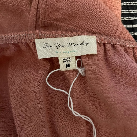 SOLD See You Monday Women’s Wrap Spaghetti Strap Romper - Picture 8 of 9